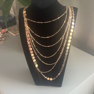 Chic Gold Multi-Layer Necklace